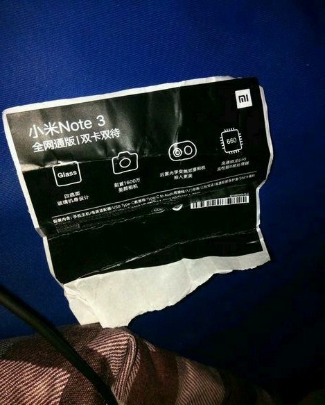 Mi Note 3