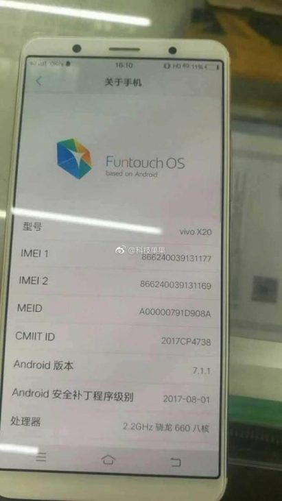 Vivo X20