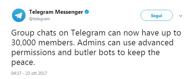 Tweet Telegram