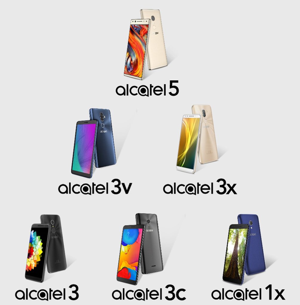 lineup di Alcatel